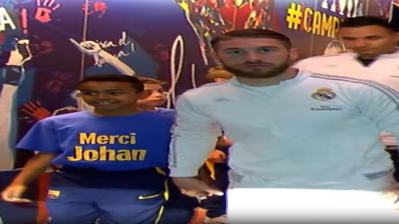 Sergio Ramos ile Yamine Lamal'ın 7 yıl önceki fotoğrafı ortaya çıktı. Elini tuttuğu çocuk Ramos'a kabusu yaşattı