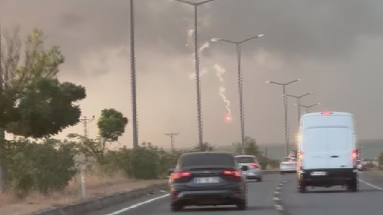 Deniz düşüş anını kaydettiler. Görenler paniğe kapıldı
