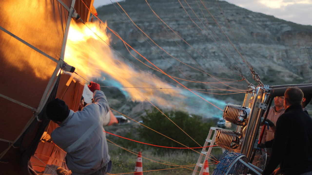 Kapadokya'da eksikliği hissedildi. Sıcak hava balonları havalanmadı