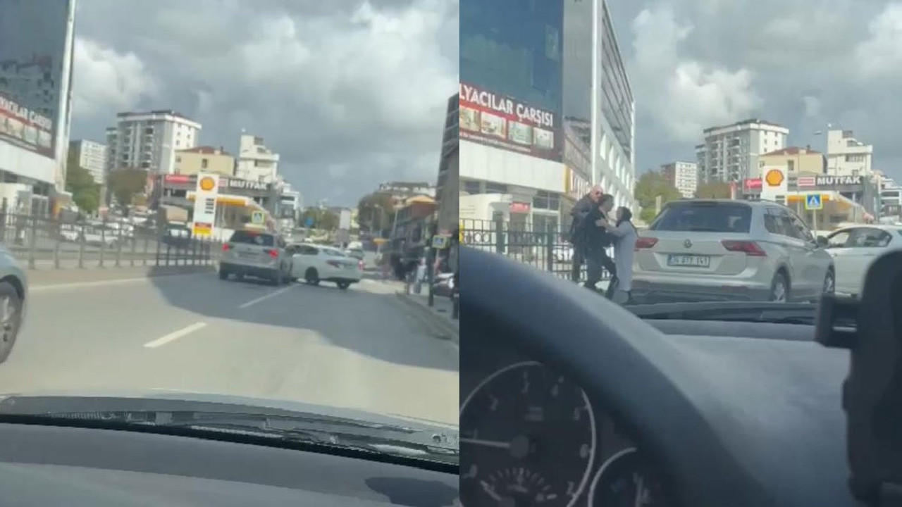 Pendik’te Trafikte Kavga