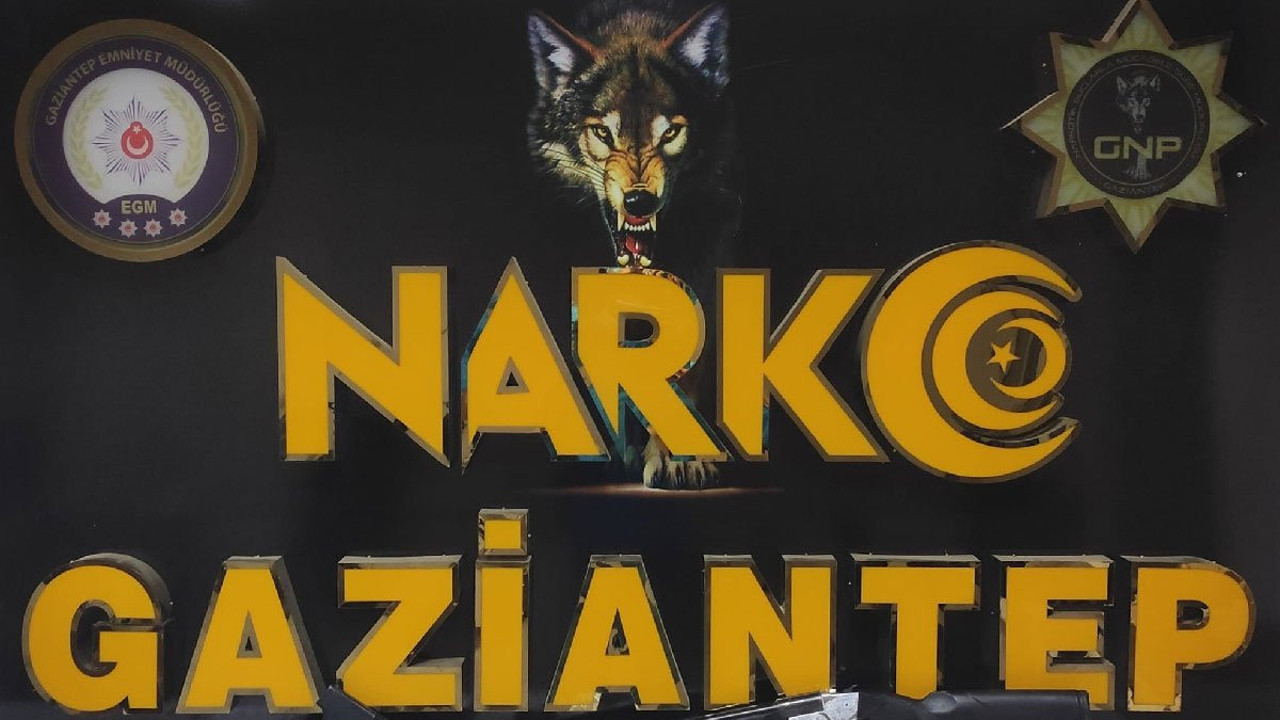 Gaziantep'te yaklaşık 180 kilogram uyuşturucu ele geçirildi