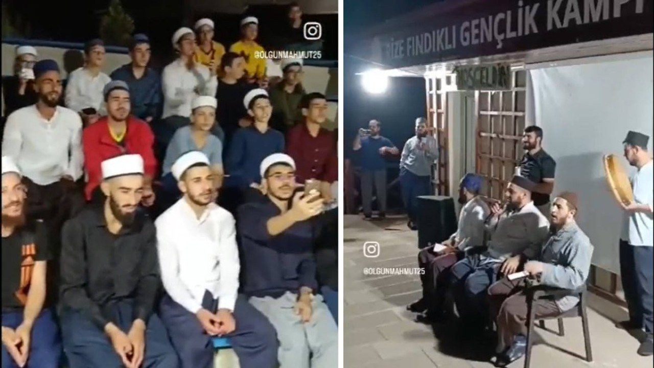 Gençlik Bakanlığı kampından tarikatçılar çıktı: Zikirli ilahili etkinlik