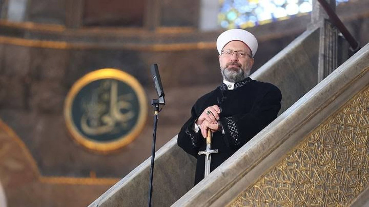 Diyanet İşleri Başkanı Erbaş’tan yurttaşa tavsiye: Dünya malını Allah yolunda harcayın