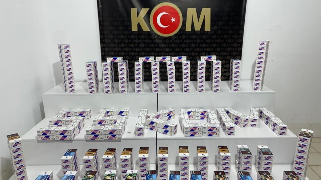 Samsun'da 60 bin adet makaron ele geçti: 3 gözaltı