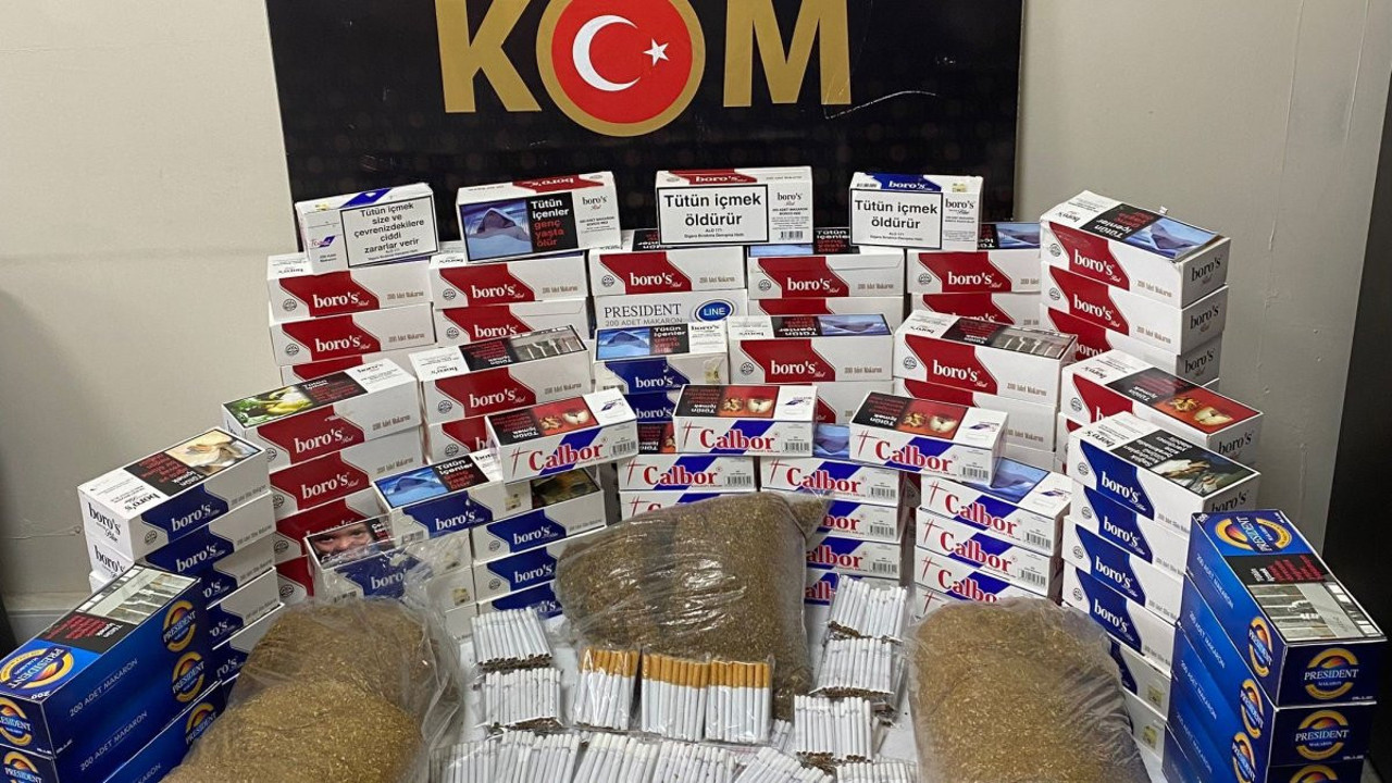 Düzce'de 24 binden fazla dolu ve boş makaron ele geçirildi