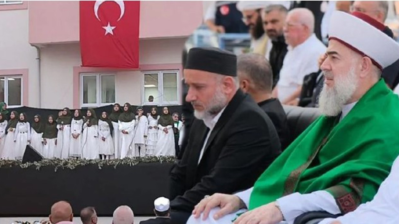 Lisede peygamber torunu olarak sunulan şeyhle Mevlit töreni. Lüks aracıyla geldi, ‘şükredin’ dedi