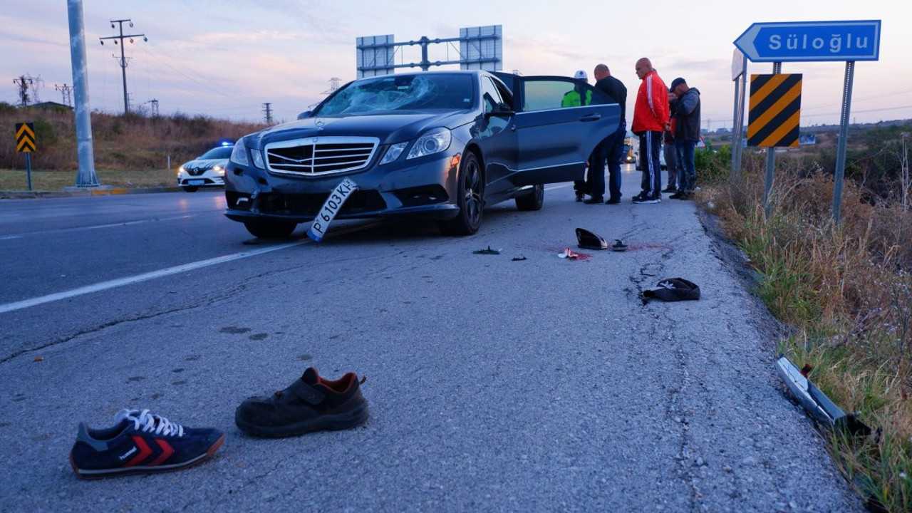 Otomobil ile motosiklet çarpıştı: 2 yaralı (05 Ekim 2023)