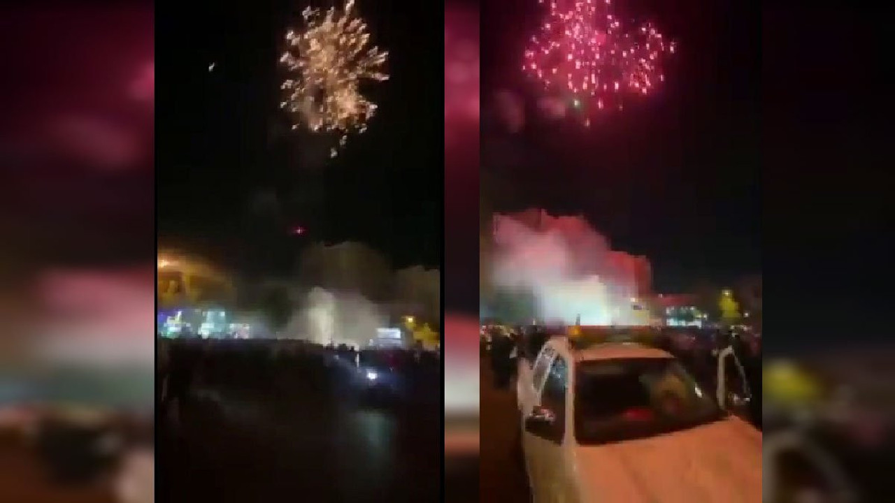 Hamas saldırıları İran'da havai fişekle kutlandı