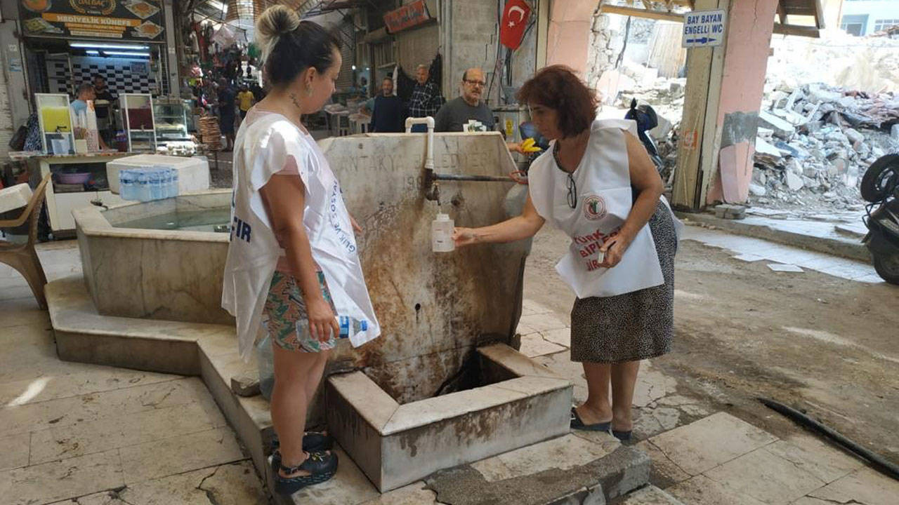 Depremin vurduğu Hatay'da 28 şebeke suyunun sadece 2'si içilebilir durumda