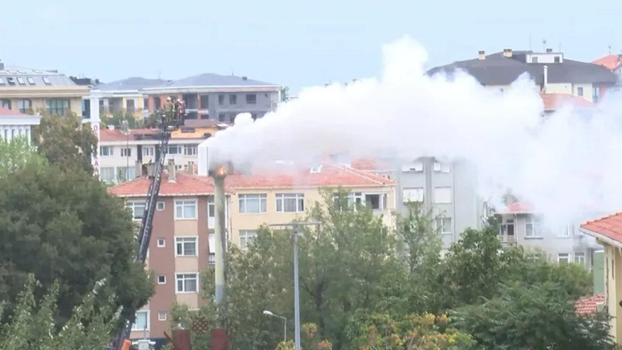 Bakırköy'de hastane bahçesinde yangın paniği