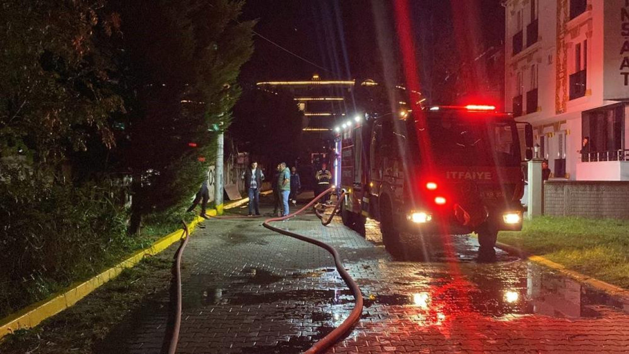 Kocaeli'deki restoranda yangın