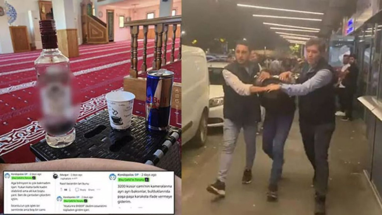 Camide içki şişeli fotoğrafa 7 ay 15 gün hapis