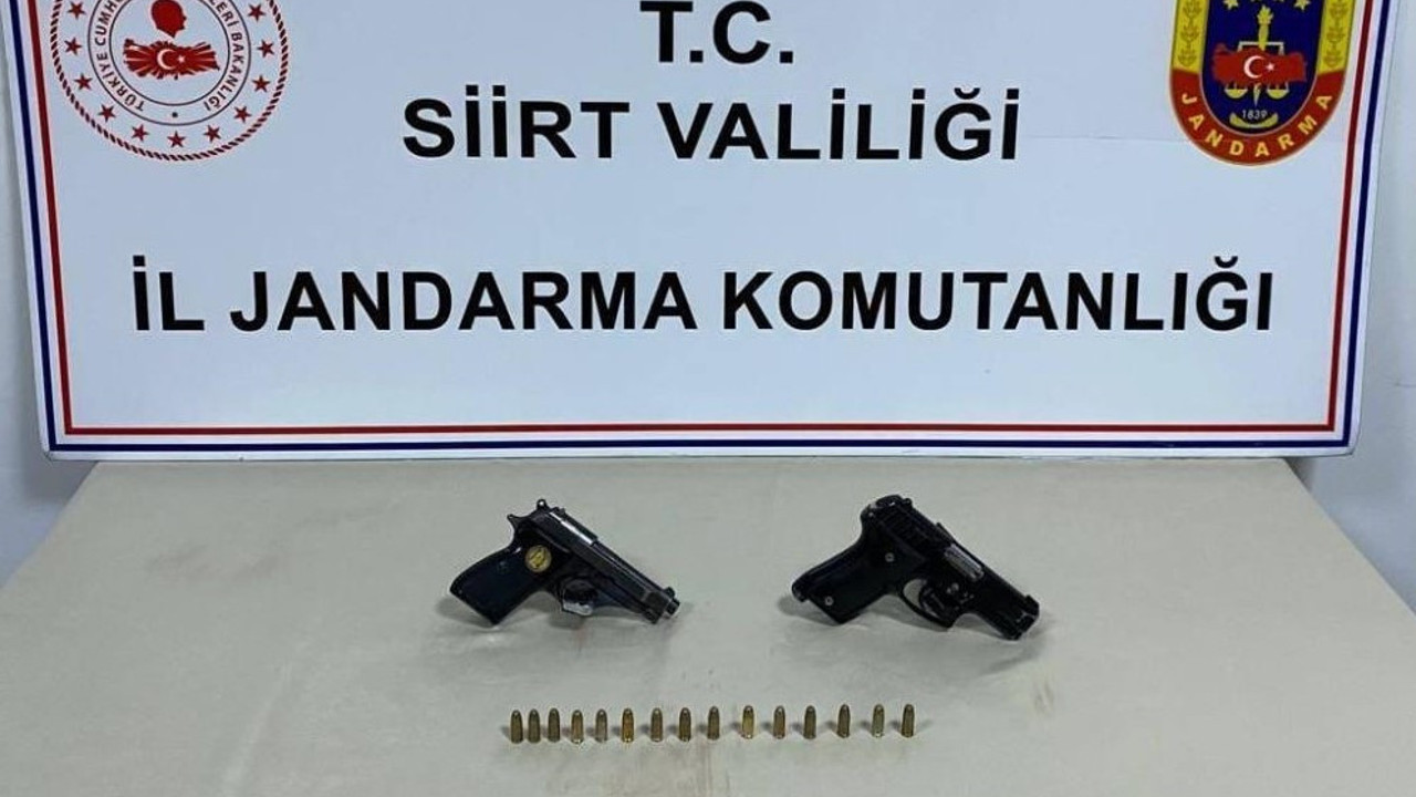Siirt'te silah ve mühimmat kaçakçısı yakalandı