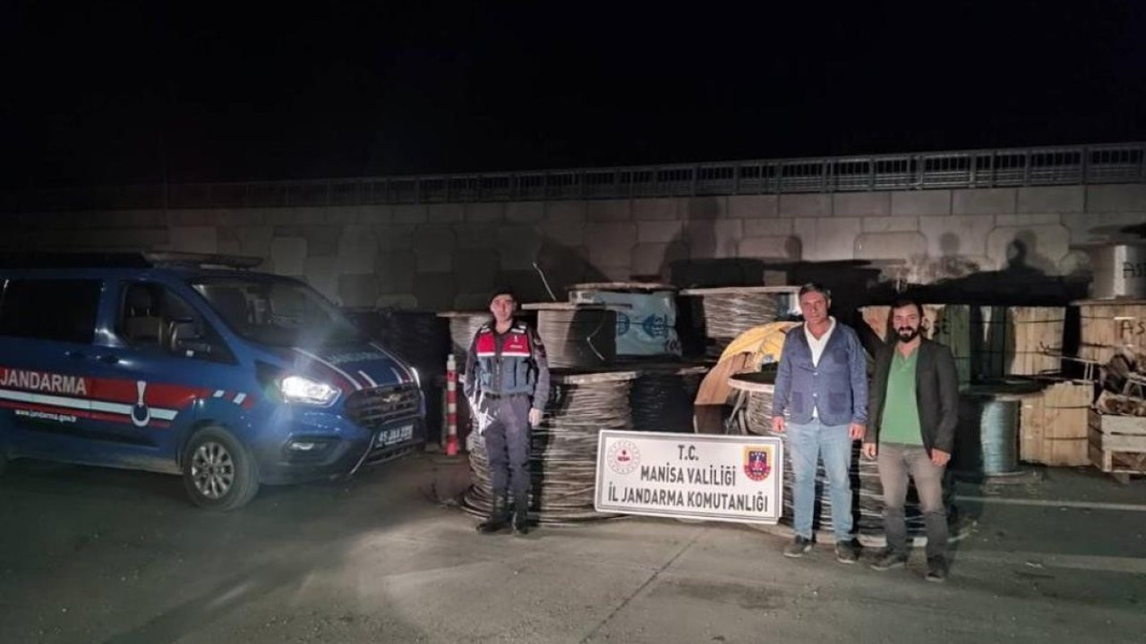 Manisa’da 1 milyon liralık kablo hırsızlığı