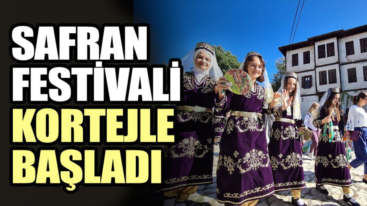 Safran Festivali kortejle başladı