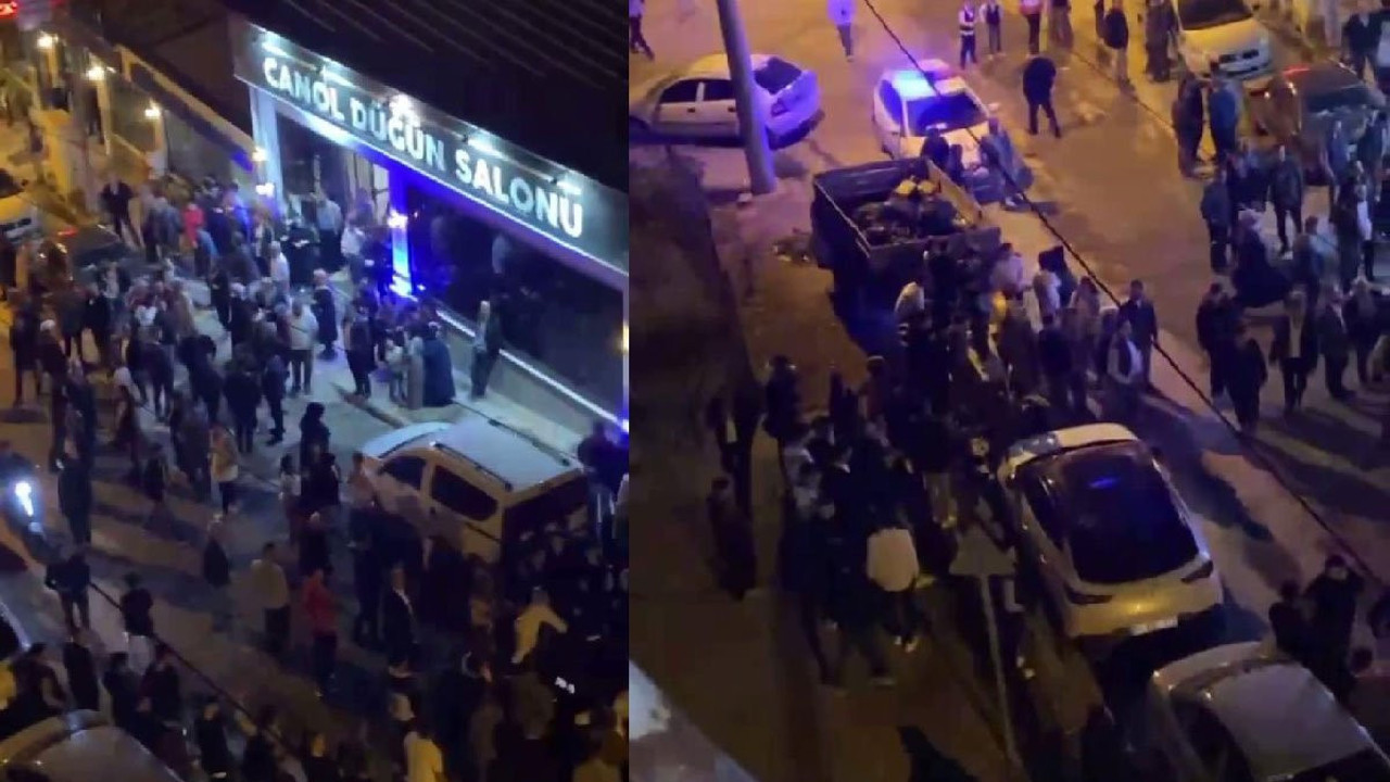 Düğünde çıkan kavga sokağa taştı, ortalık savaş alanına döndü
