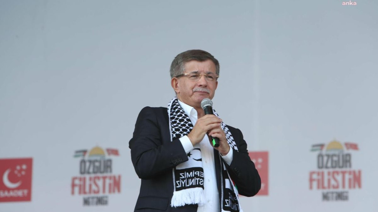 Davutoğlu’ndan Filistin çıkışı: “Bu mesele bizim meselemizdir”