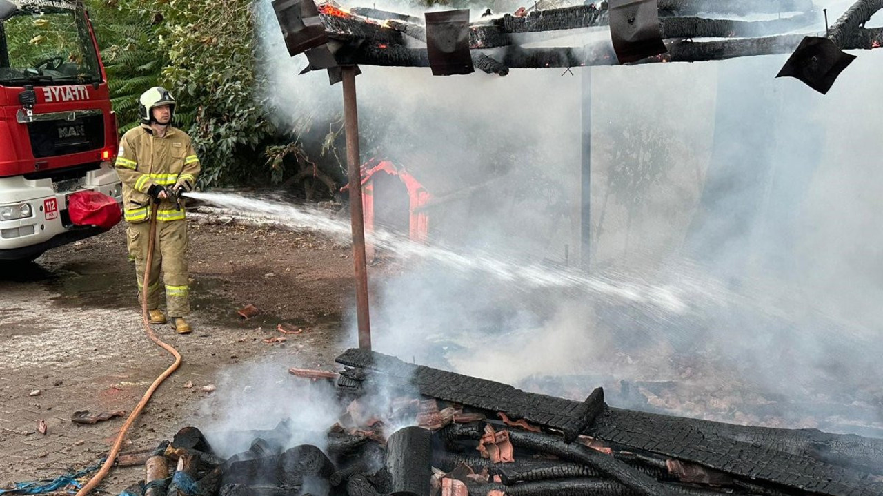 Mahalleliyi ekmeksiz bırakan yangın: Cayır cayır yandı