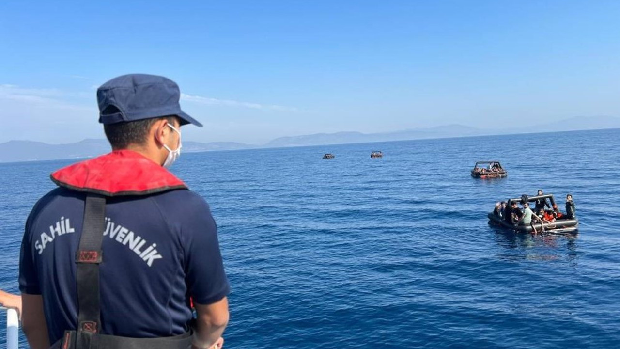 Aydın açıklarında 115 kaçak göçmen yakalandı