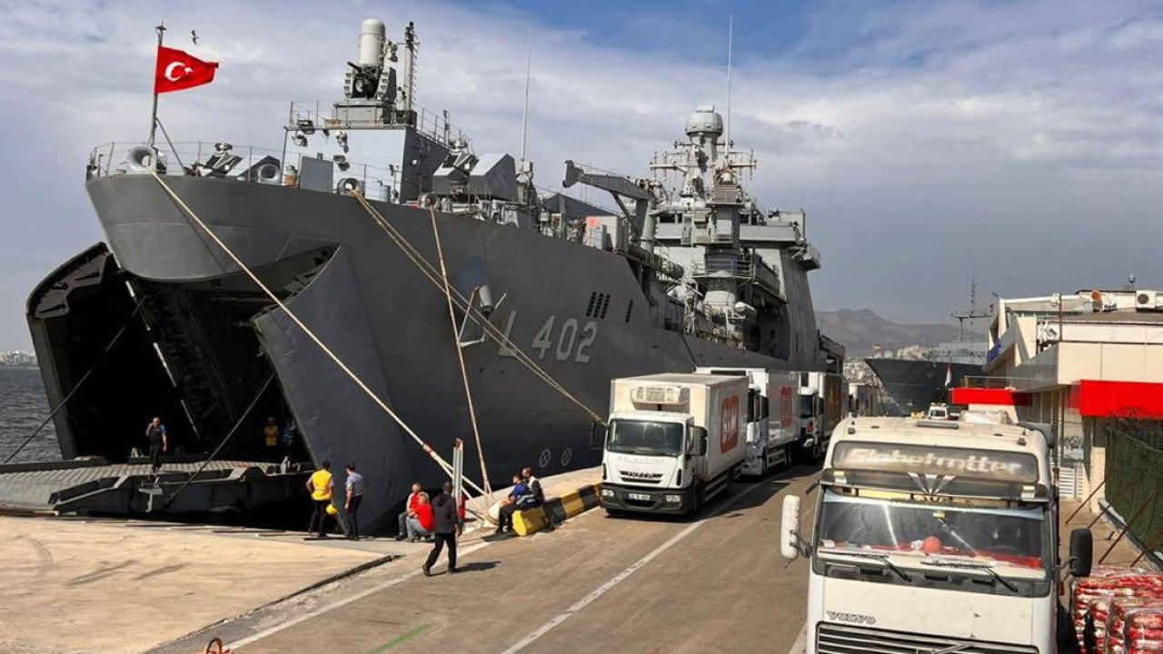 Türkiye'den Libya'ya yardım (16 Ekim 2023)