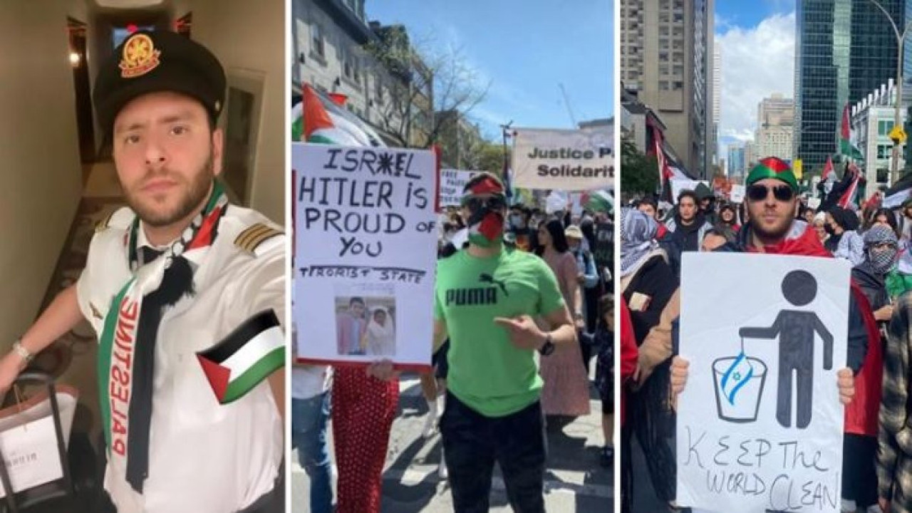 Filistin eylemine katılan kaptan pilotu işten attılar