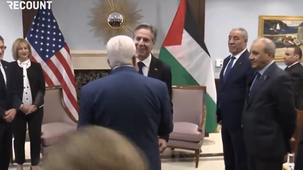 Mahmud Abbas'la Blinken'in şakalaşması gündem oldu