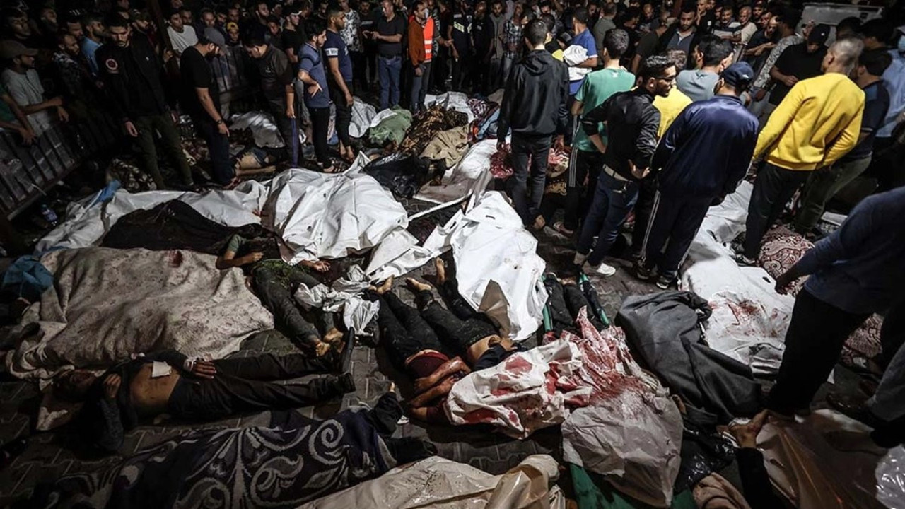 İsrail ordusu hastane saldırısının Hamas tarafından yapıldığını söyledi