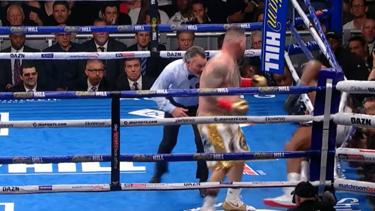 Müthiş nakavt. Ruiz Joshua yi nasıl yere serdi? Yine gündem oldu