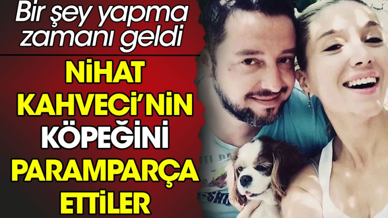 Nihat Kahveci'nin köpeğini paramparça ettiler