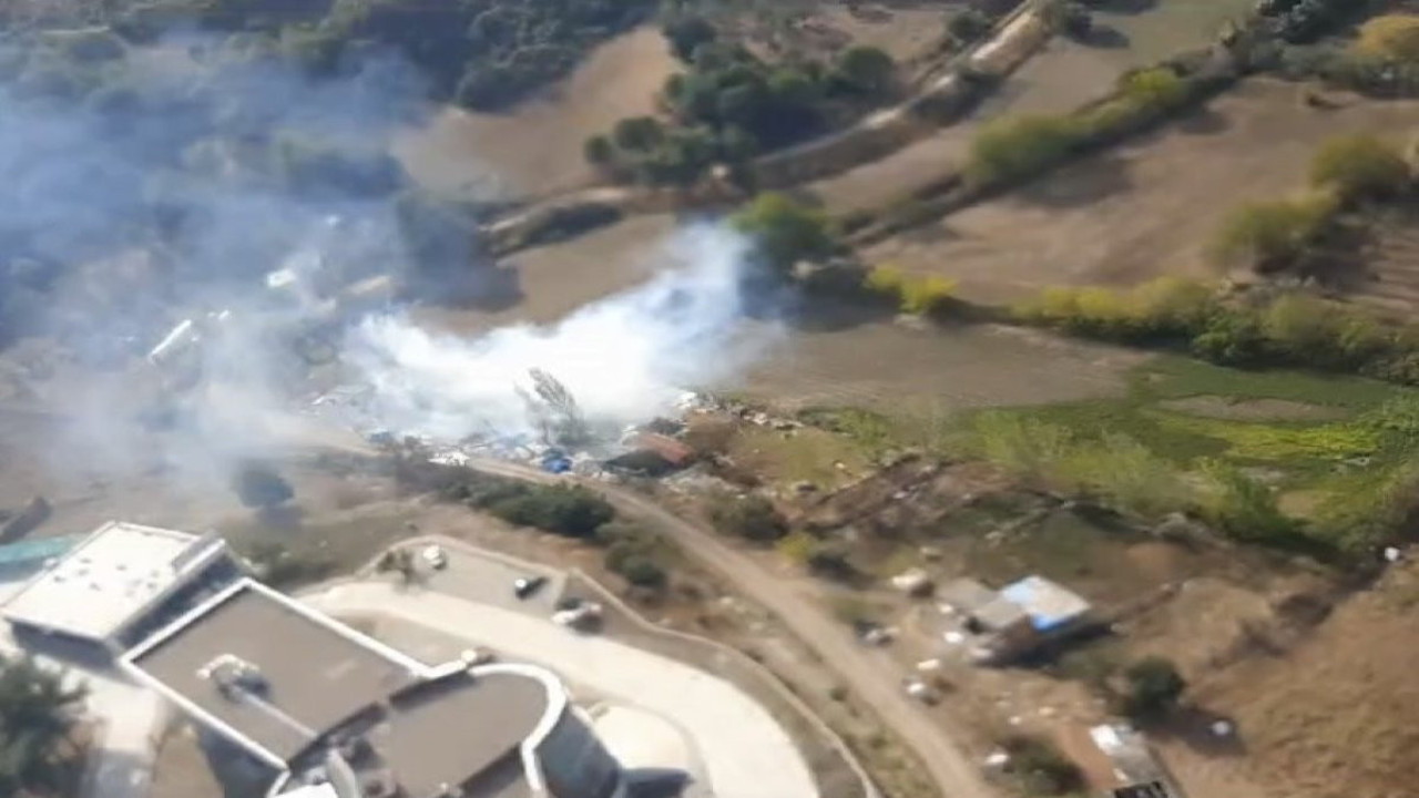 Çanakkale’de ziraat alanında yangın