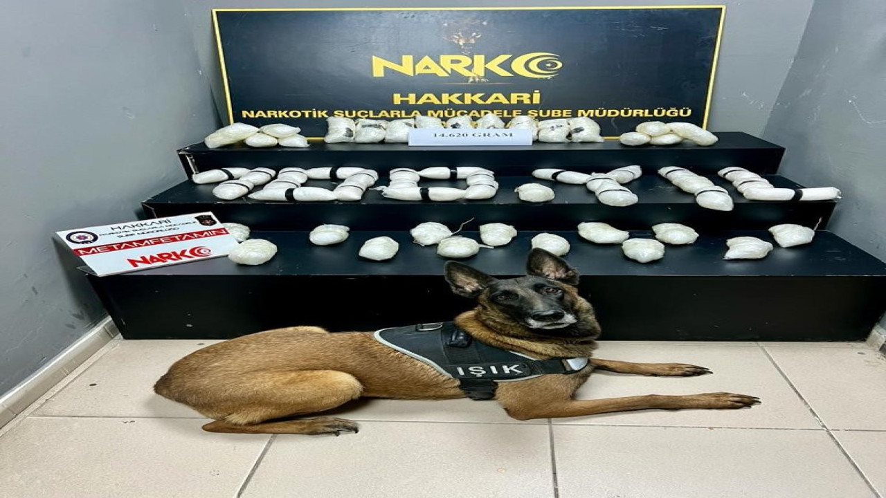 Hakkari'de kilolarca metamfetamin ele geçirildi