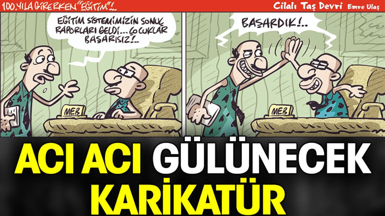 Acı acı güleceksiniz. Emre Ulaş üretemeyen kısır mizahçıları çatlatacak karikatürü çizdi