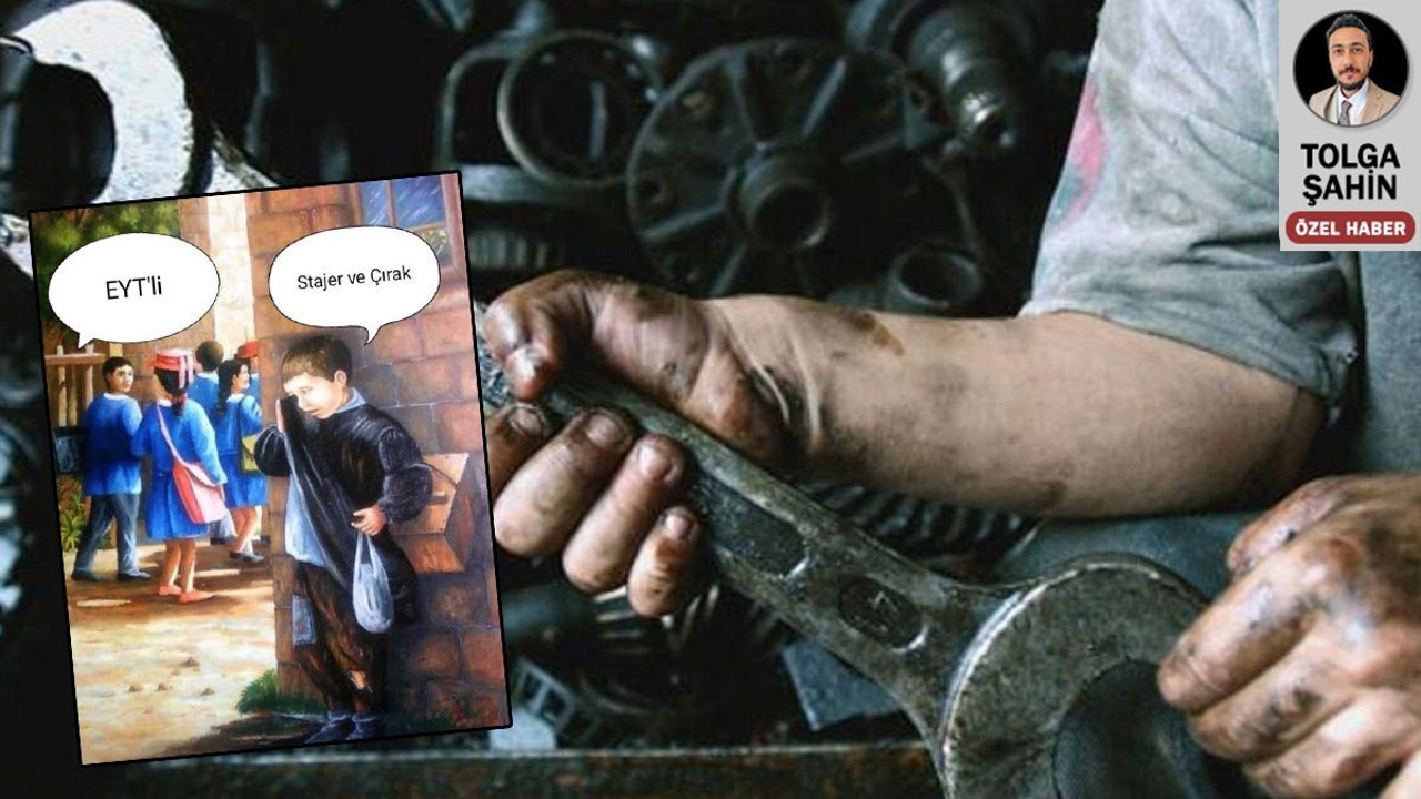 Yaşıtları koşup oynarken çalışmak zorunda kalan çırak ve stajyer mağdurlarına AKP’den bir darbe daha