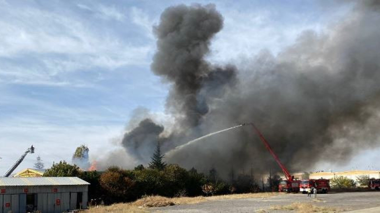 Kayseri’de fabrika yangını (28 Ekim 2023)