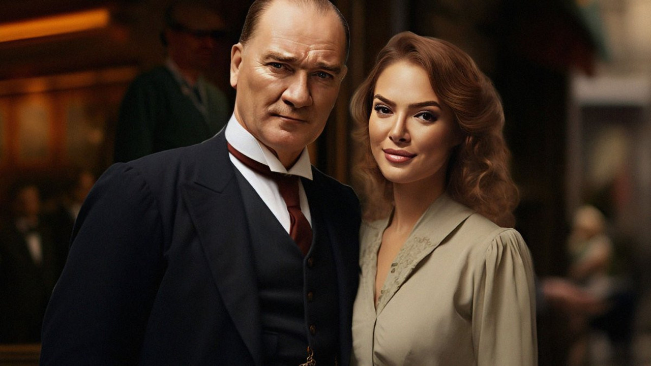 Pınar Eliçe de akıma katıldı. Yapay zeka ile oluşturulmuş Atatürk fotoğrafını paylaştı