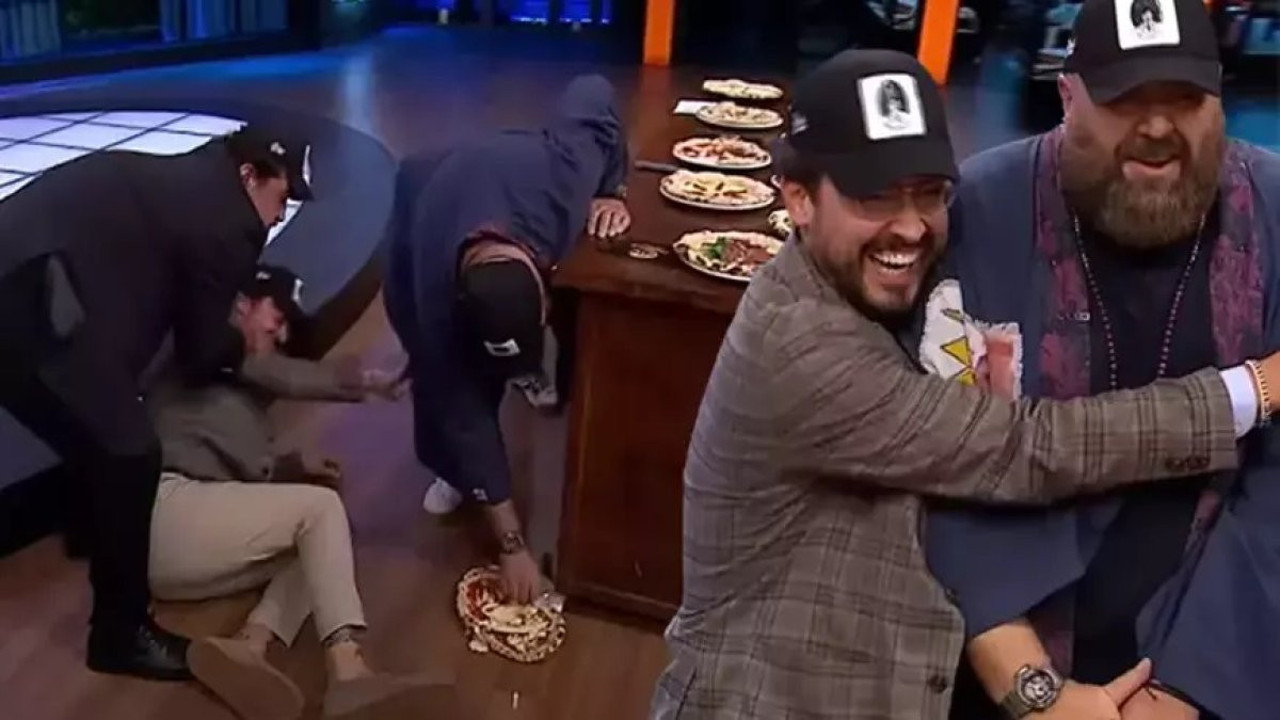 MasterChef'te görünmez kaza. Danilo Şef yere kapaklandı