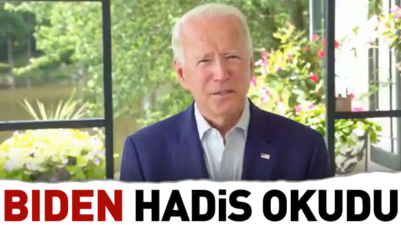 Biden hadis okudu