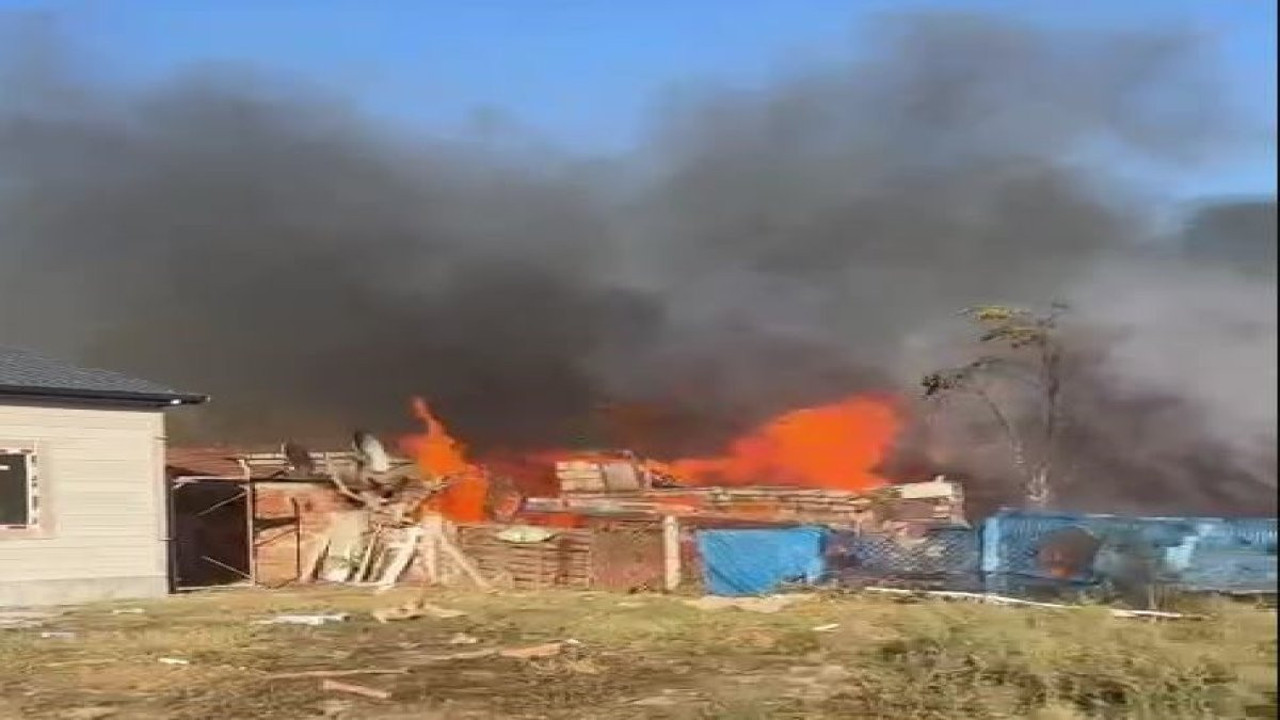 Otları yakayım derken bağ evini yaktı