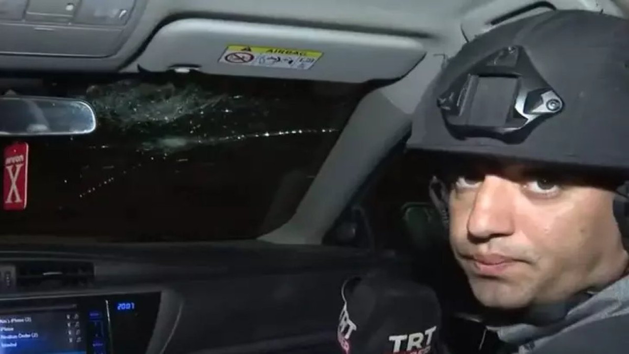 TRT muhabirlerine İsrail'de saldırı: Ölümden döndüler