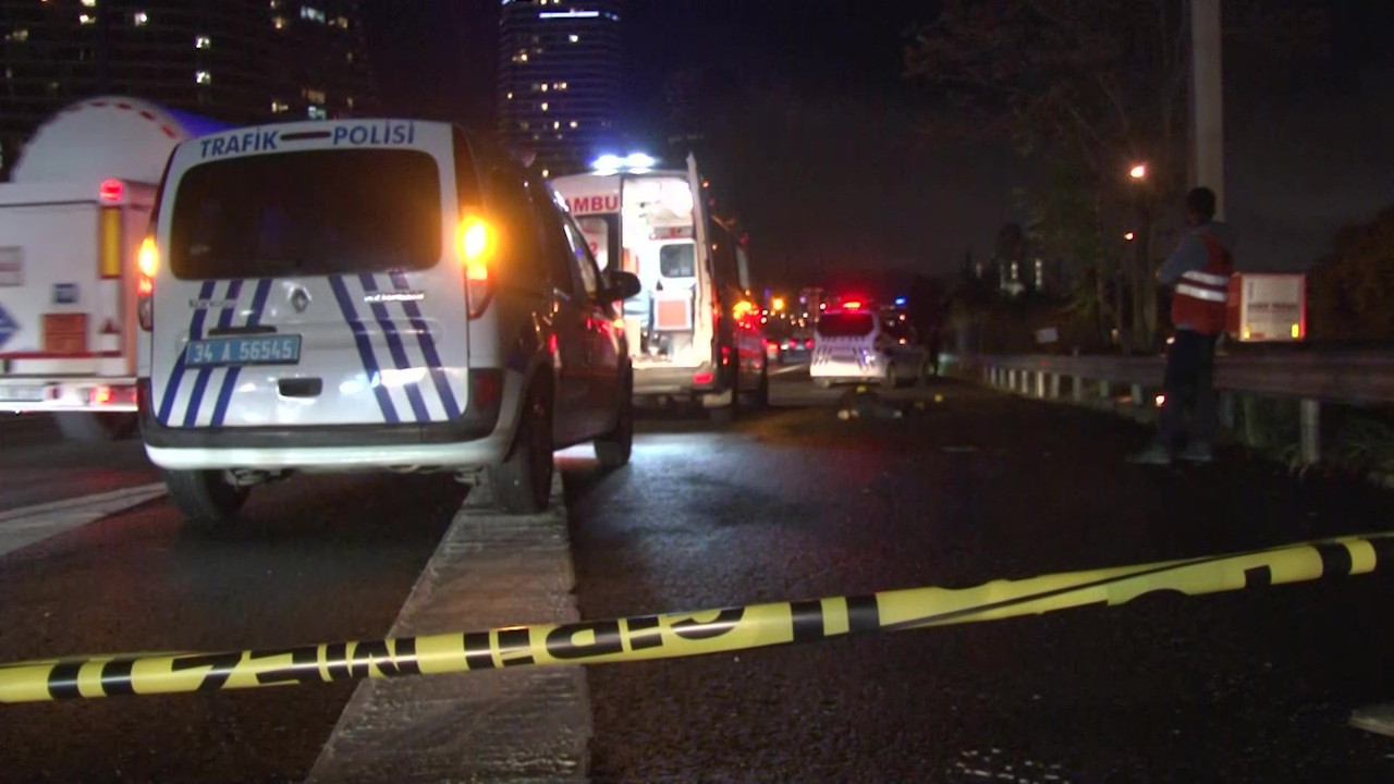 TEM'de otomobil çarpan yaya öldü. Sürücü kaçtı