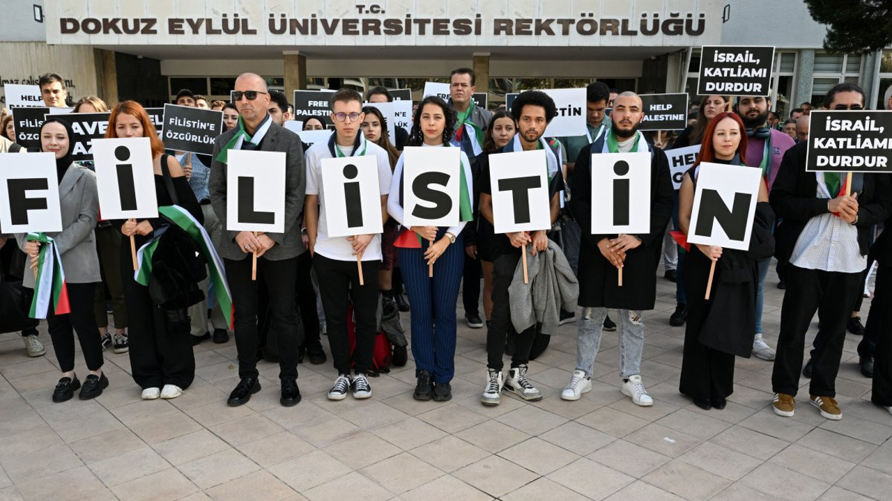 Yabancı uyruklu öğrencilerinden Filistin'e dayanışma çağrısı