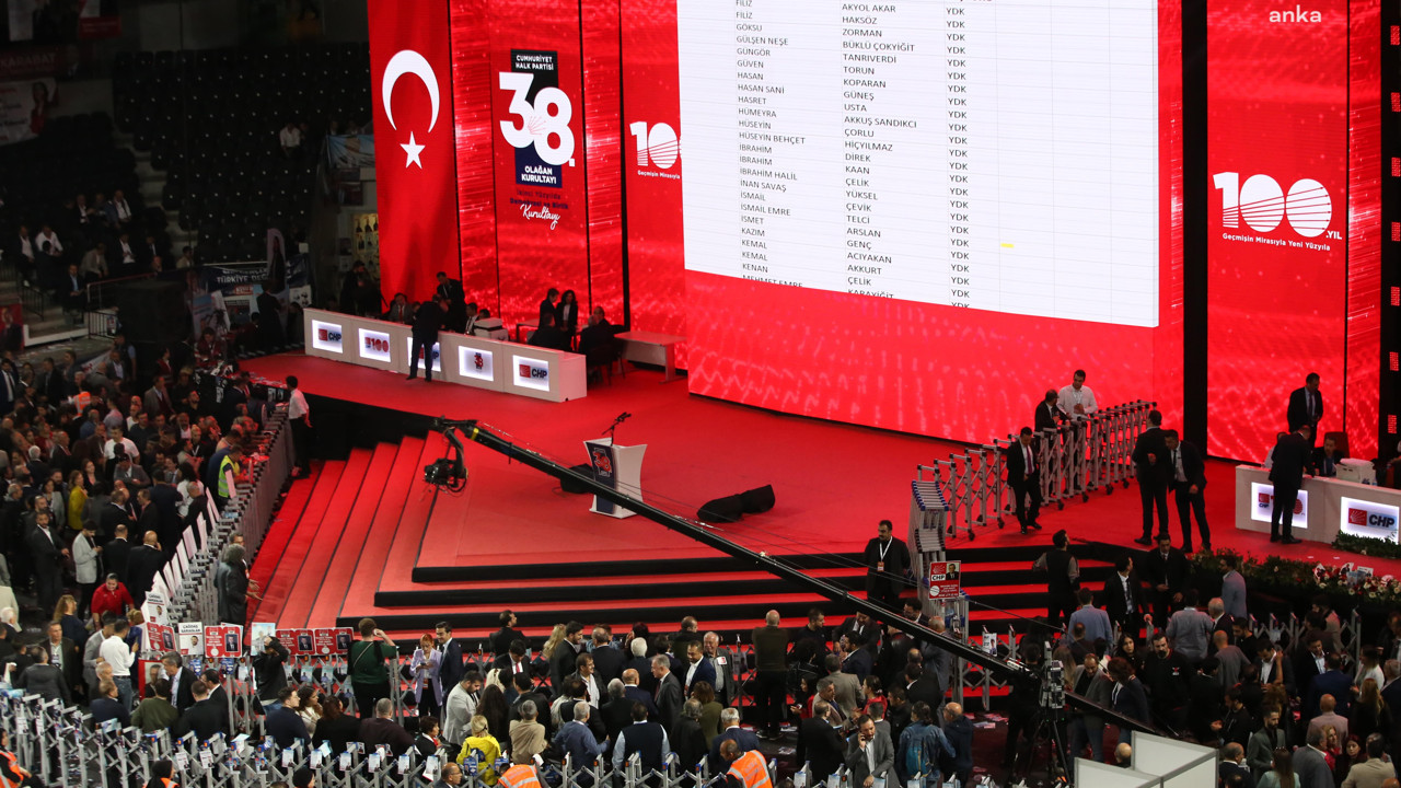 CHP’nin 38. Olağan Kurultayı Parti Meclisi’ne 387 Yüksek Disiplin Kurulu’na 103 Başvuru