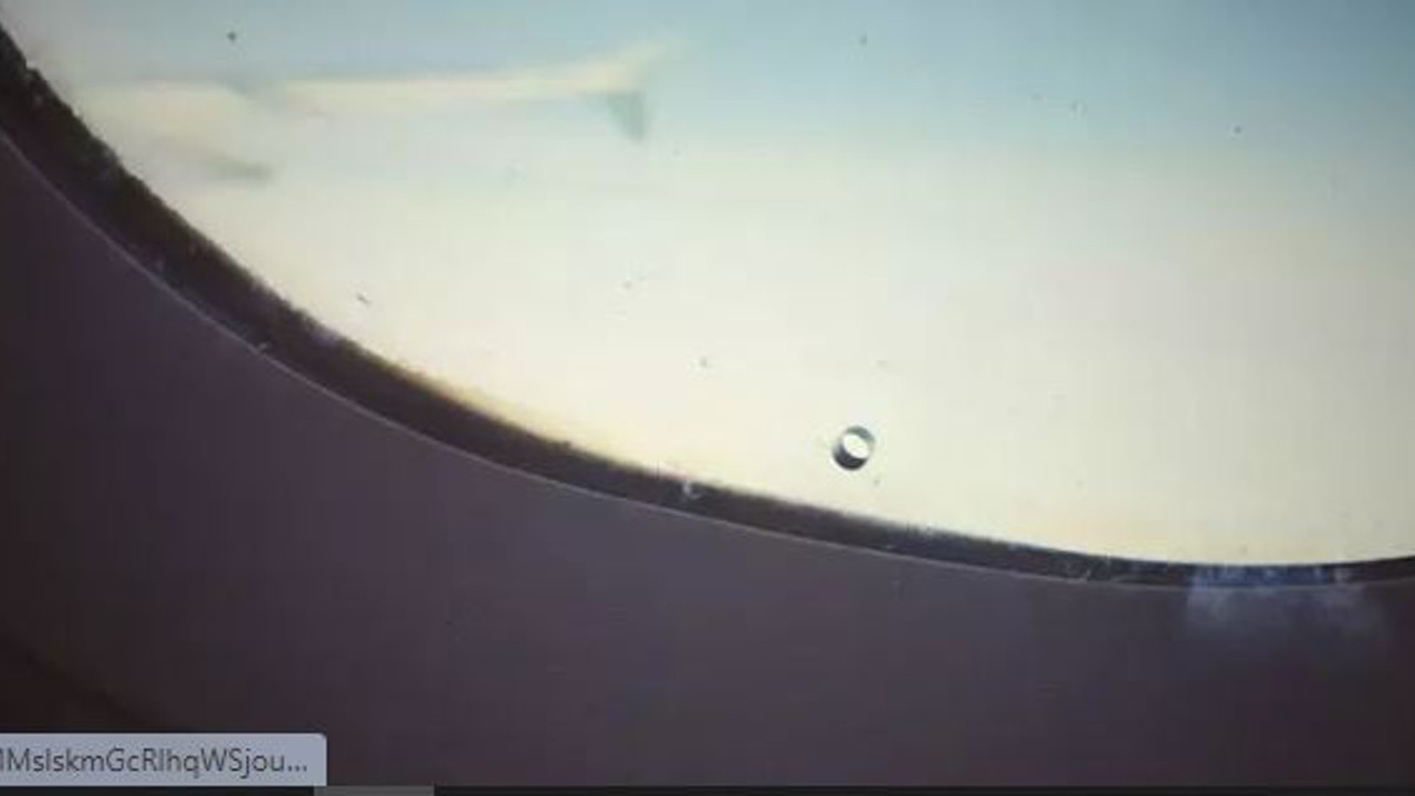 Uçak penceresindeki deliğin sırrı ortaya çıktı. İnanılır gibi değil