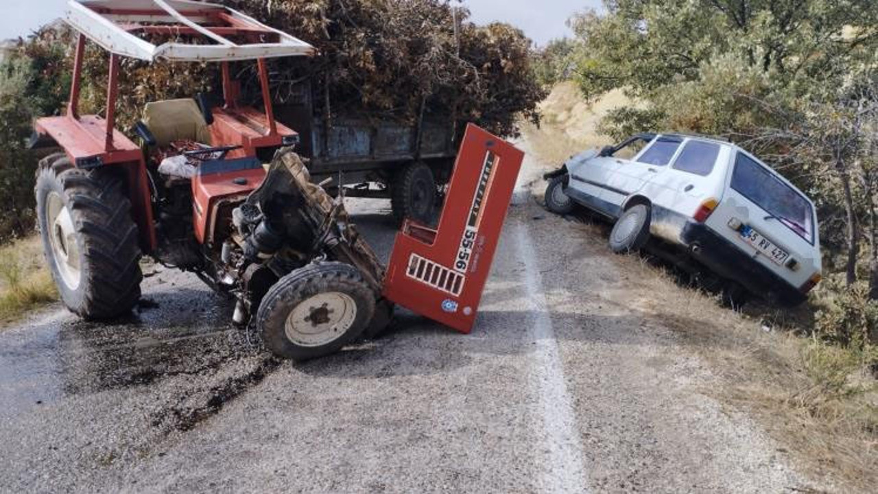 Manisa'da trafik kazası: 7 yaralı (06 Kasım 2023)