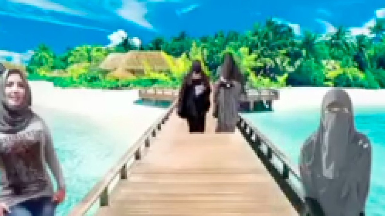 Videoda kıyafetlerine göre kadınları cennete ya da cehenneme gönderdi