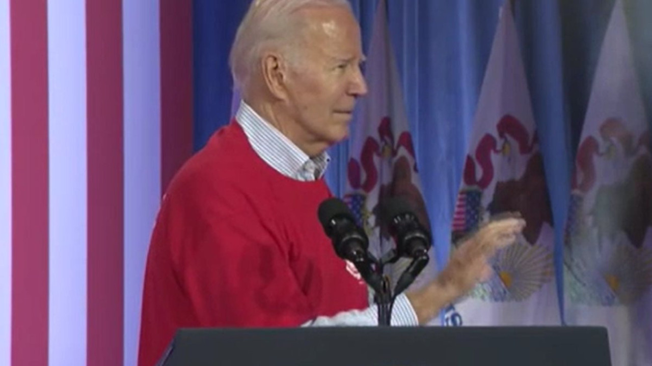 Biden’a ‘ateşkes’ protestosu: Apar topar salondan çıkarıldı