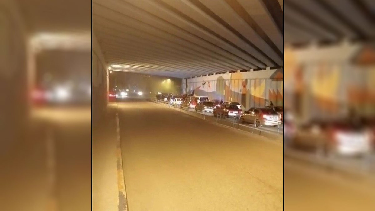 Asker uğurlama konvoyundan havaya ateş açıldı. O anlar kamerada