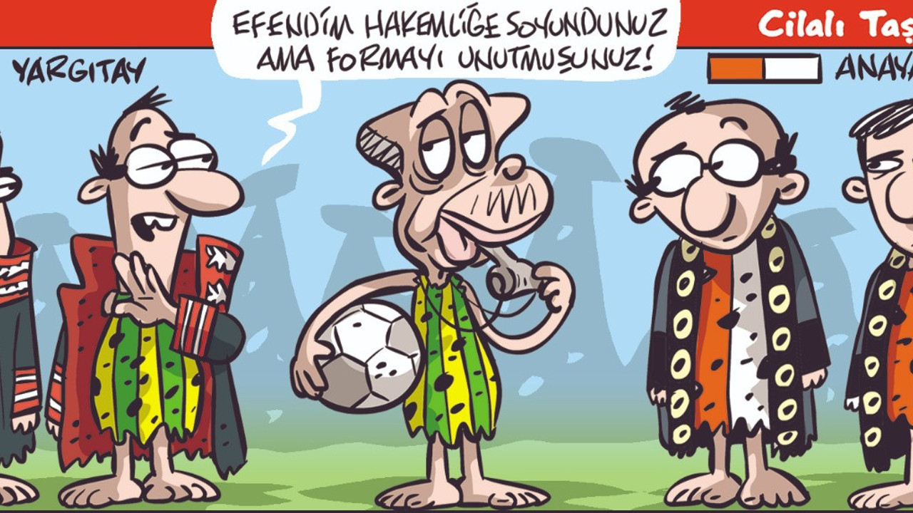 Emre Ulaş’tan ‘taraf değil hakem’ karikatürü