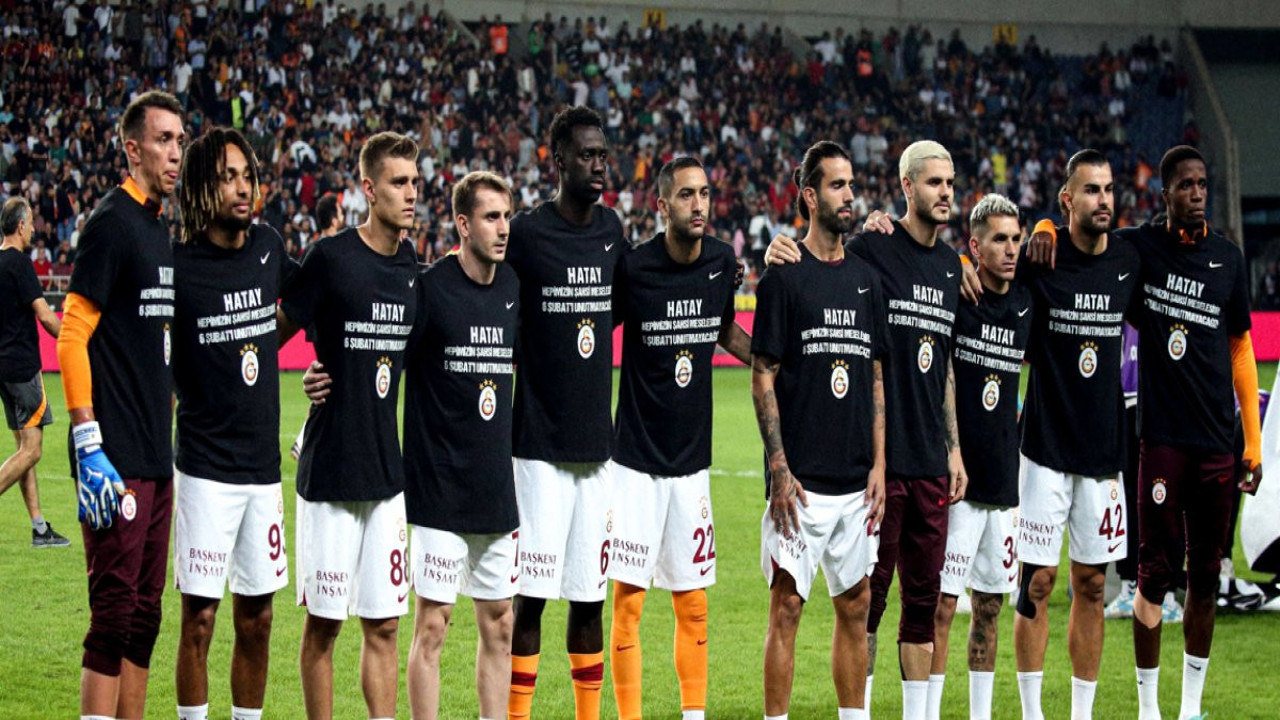 Galatasaray Hatay'ı andı