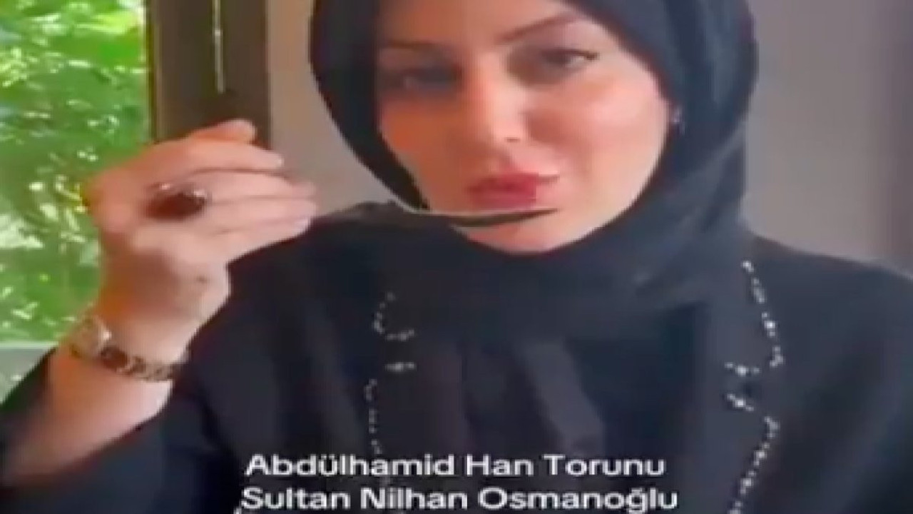 Abdülhamid'in torunu olduğunu söyleyen Nilhan Osmanoğlu'ndan gündem olan paylaşım: Sultanımızdan sofra adabı"